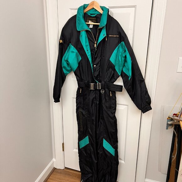 DESCENTE Vintage Womens Ski Snowsuit / Jumpsuit, Size M - Picture 10 of 13